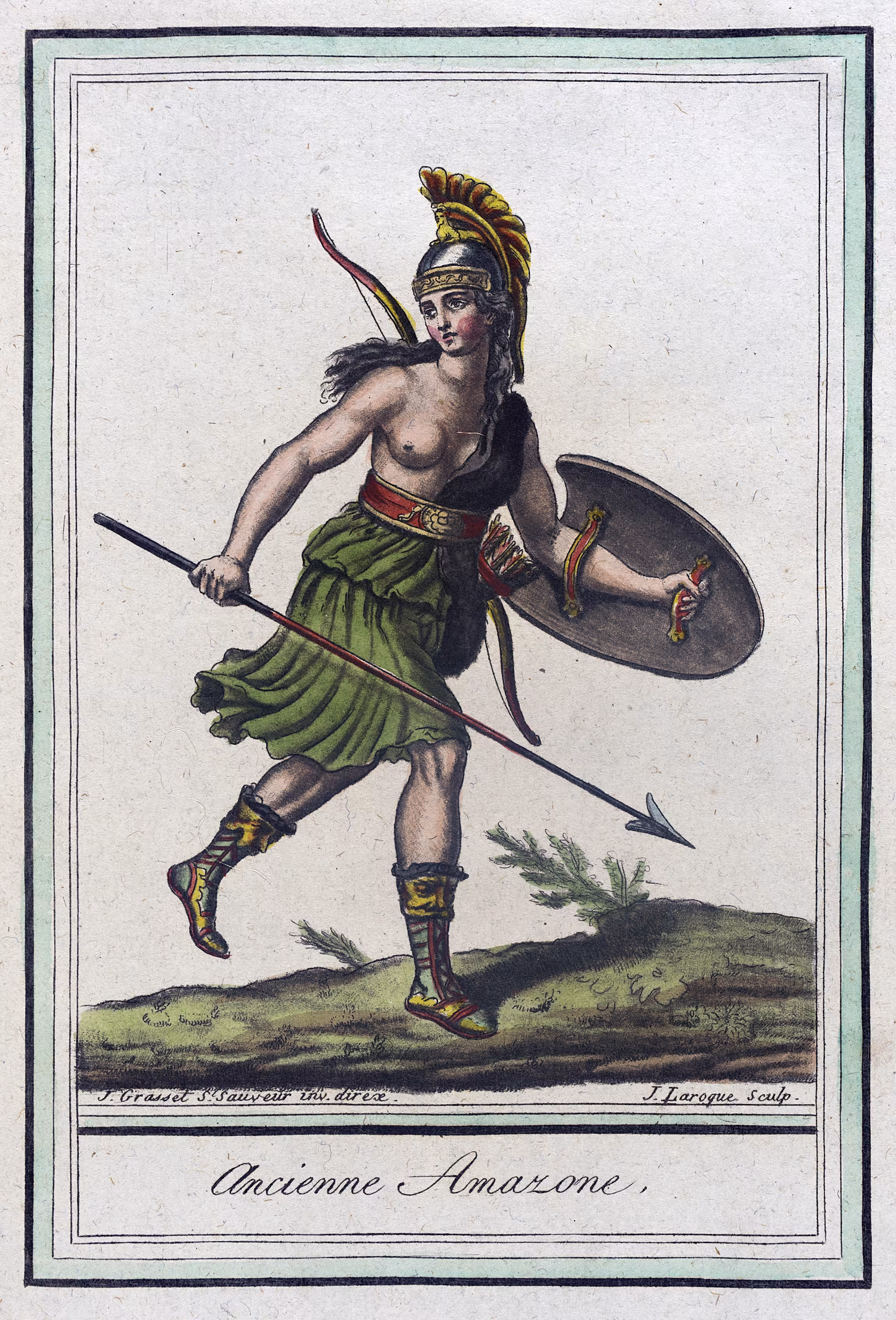 Jaques Grasset "Ancienne amazone". 1797